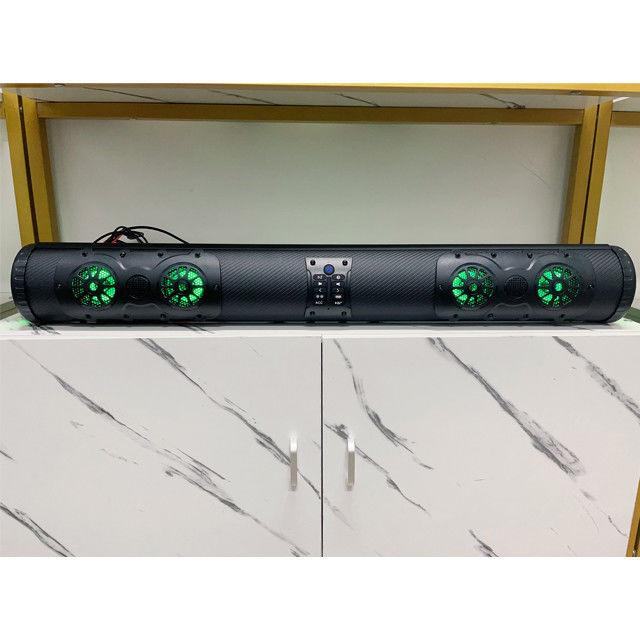 Außenverstärkter ATV UTV Golfwagen BT-Anschluss 8 Lautsprecher Soundbar wasserdicht mit LED-Beleuchtung 500 Watt