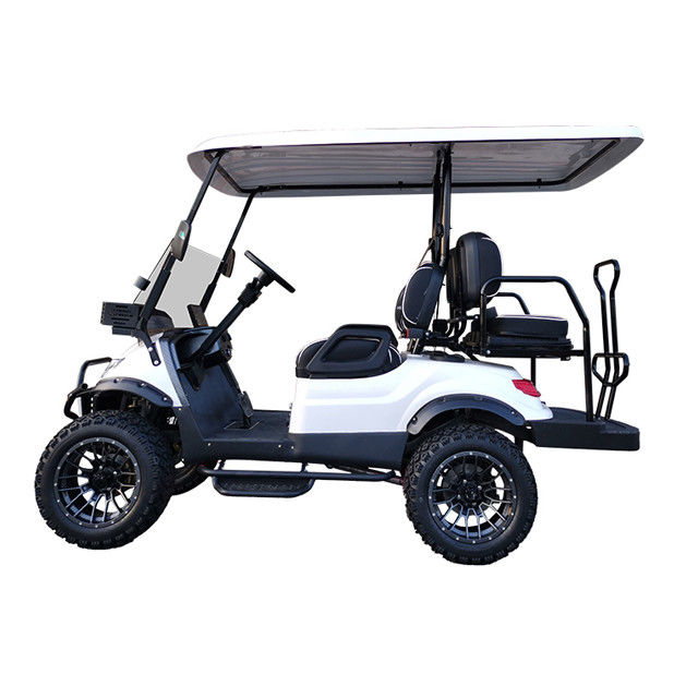 Neuer leistungsstarker Lithium-Batterie-Elektro-Golfwagen mit Sicherheitssystem für Sightseeing Bus Top Golf