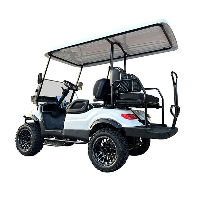 Neuer leistungsstarker Lithium-Batterie-Elektro-Golfwagen mit Sicherheitssystem für Sightseeing Bus Top Golf