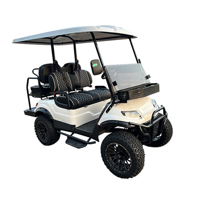 Neuer leistungsstarker Lithium-Batterie-Elektro-Golfwagen mit Sicherheitssystem für Sightseeing Bus Top Golf