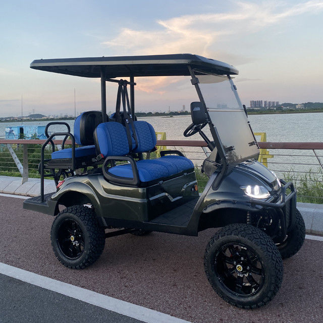 Neueste Trends 48V 62V 72V 5KW 7.5KW Motor 4 Seater Neuer Golf Cart Elektrisch CE-Zertifikat