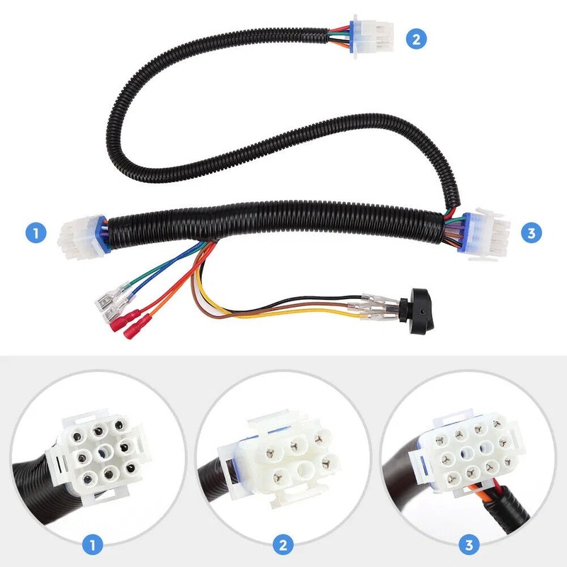 Club Car Precedent LED Light Kit with 12-48 Volts Operation and 10,000+ Operating Hours for Golf Cart
