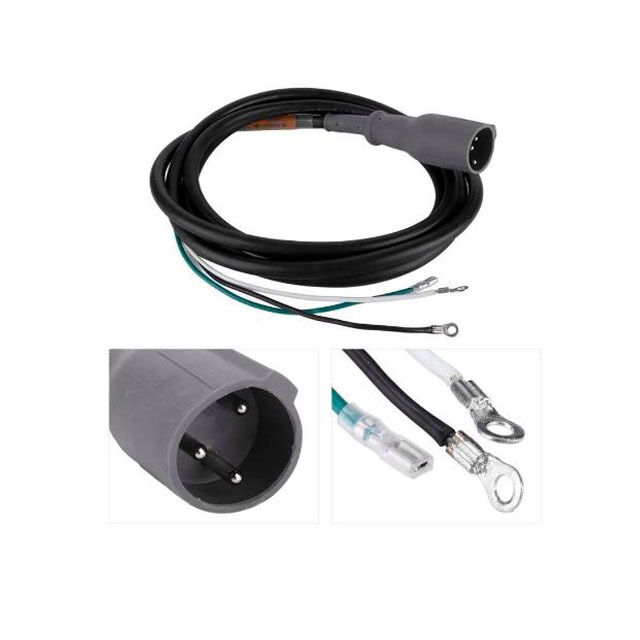 48-V-Ladestecker für Club Car DS und Precedent 1, 3-poliger Stecker mit Gleichstromkabelsatz, ersetzt OEM-Nr. 101828901, 103429001, 101128901