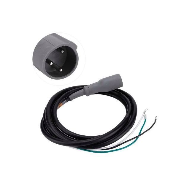 48-V-Ladestecker für Club Car DS und Precedent 1, 3-poliger Stecker mit Gleichstromkabelsatz, ersetzt OEM-Nr. 101828901, 103429001, 101128901