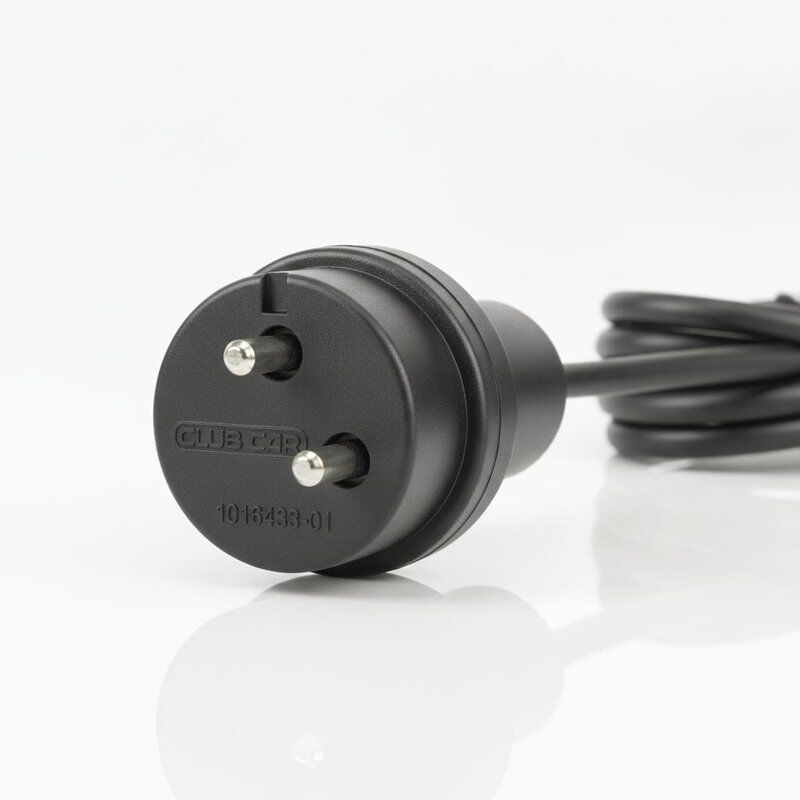 Club Car 36V-Ladekabelstecker 1016433-01 OEM-Ersatz, rundes, dreipoliges Design, geformtes, wetterfestes Gehäuse