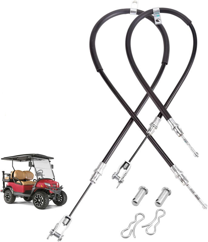 Club Car Precedent Bremskabel Fahrerseite 102557502 OEM-Ersatz Fahrerseite Position Vinylbeschichteter Stahl