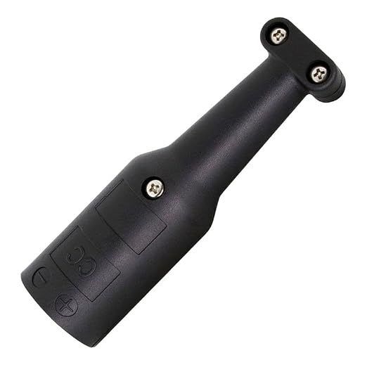 Club Car 48V-Ladekabelstecker 101828901 Premium-Upgrade, nur Ersatzstecker mit geformtem Gummigehäuse