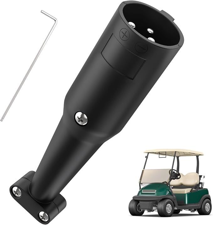 Club Car 48V-Ladekabelstecker 101828901 OEM-Ersatzgehäuse aus geformtem Gummi, nur Ersatzstecker